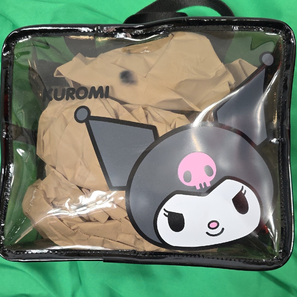 Kuromi Clear Tote Bag 8.5x7x4 Brand New